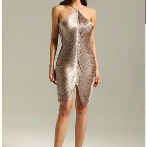 Lovers and friends size medium gold champagne color